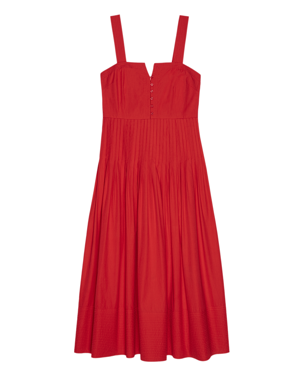 The Day Break Dress. -- Hot Red