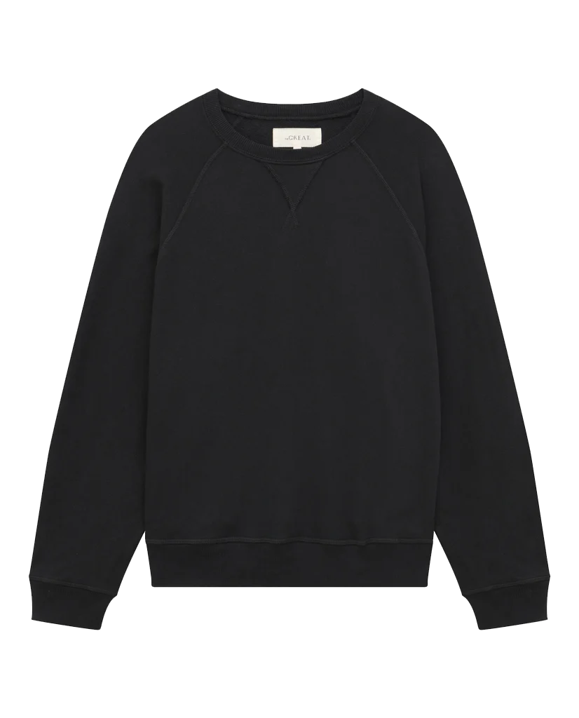 The Slouch Sweatshirt. Solid -- Almost Black