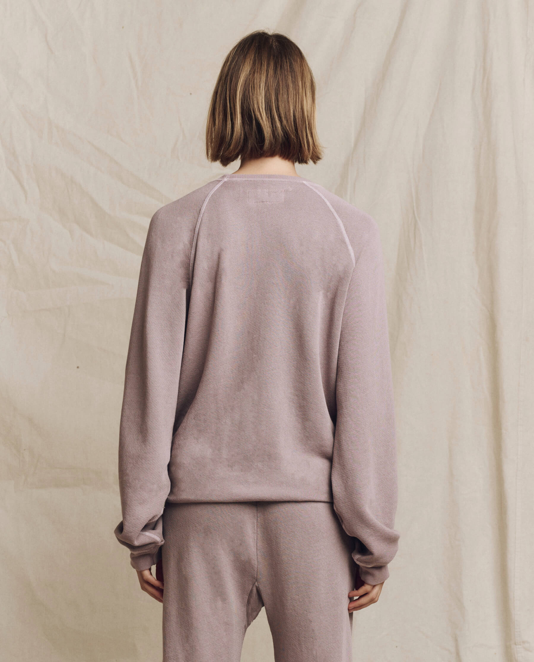 The Slouch Sweatshirt. Solid -- Quartz
