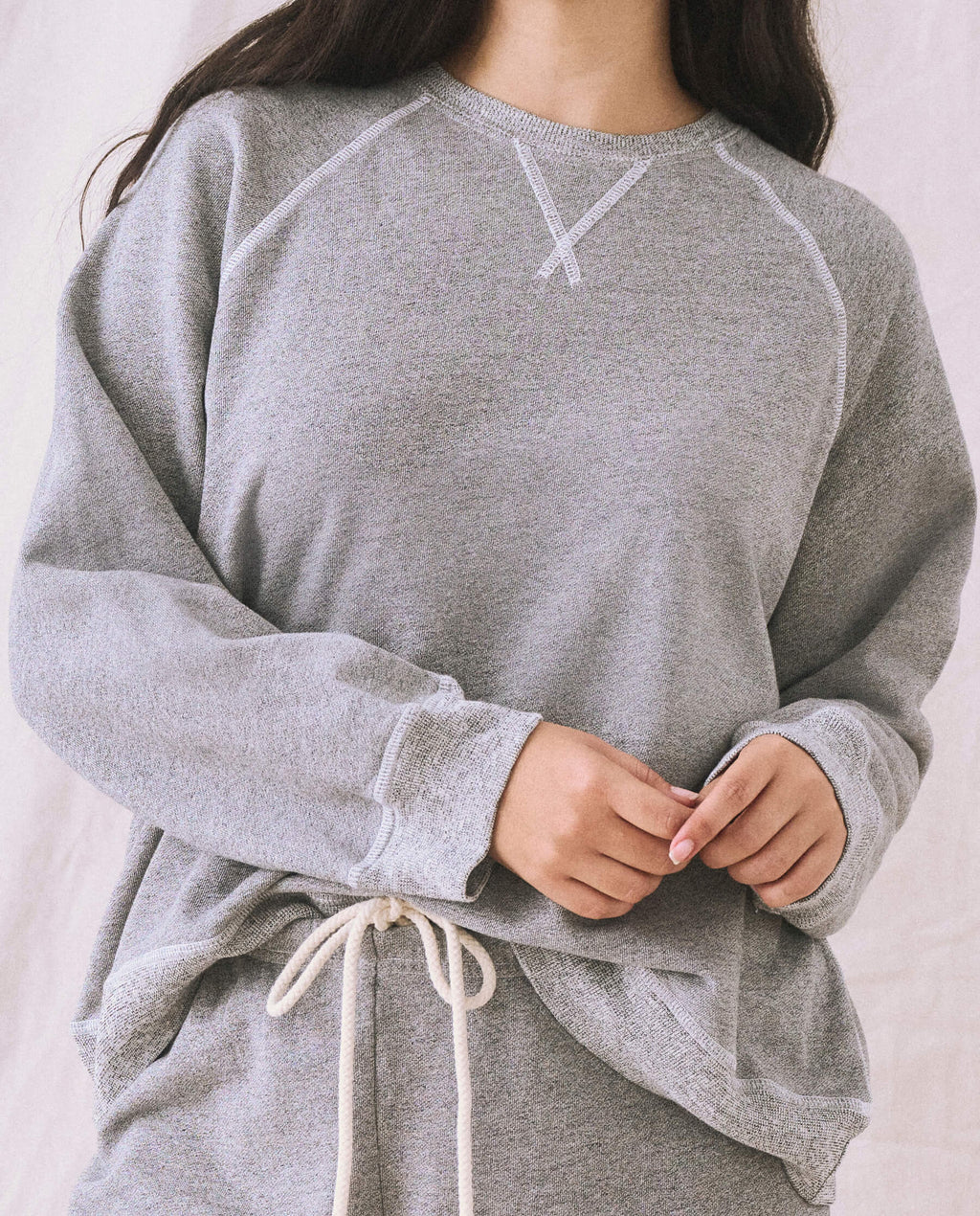 The Slouch Sweatshirt. Solid -- Varsity Grey