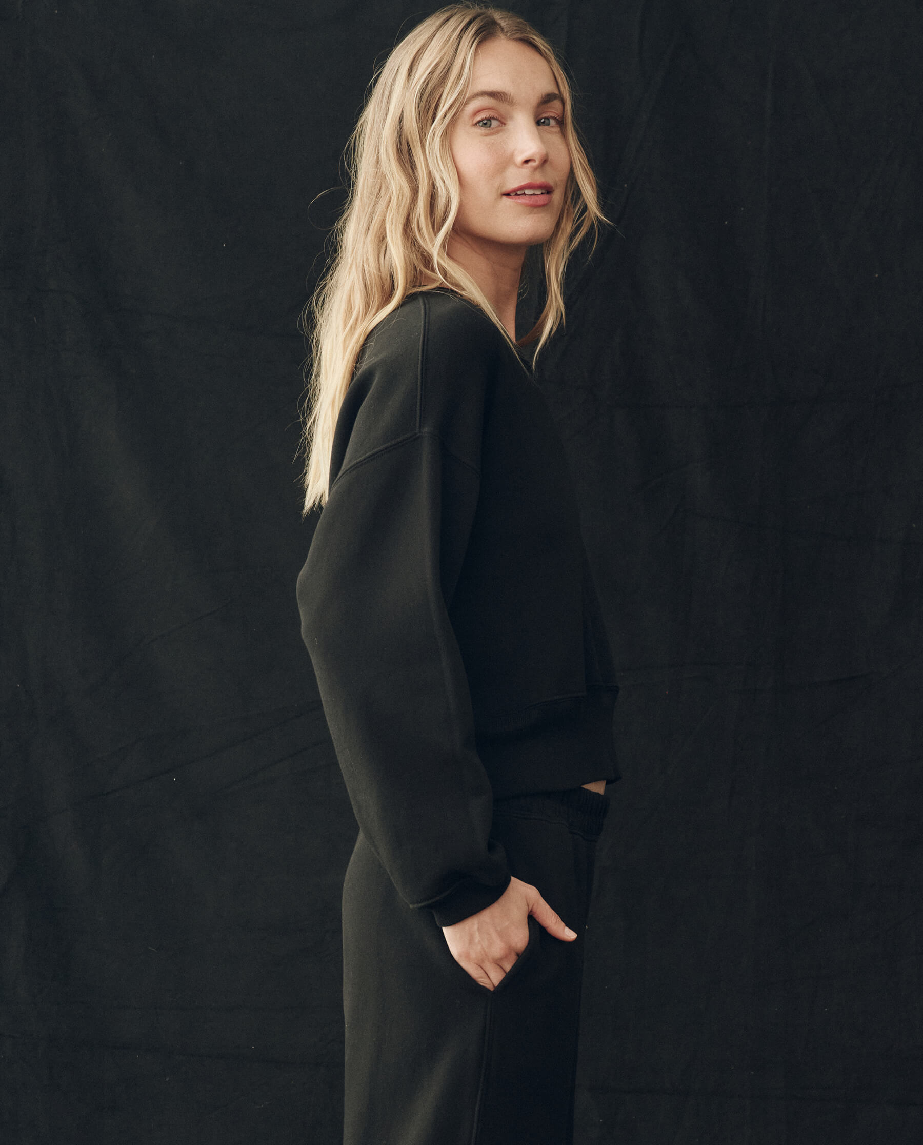 The League Sweatshirt. -- True Black