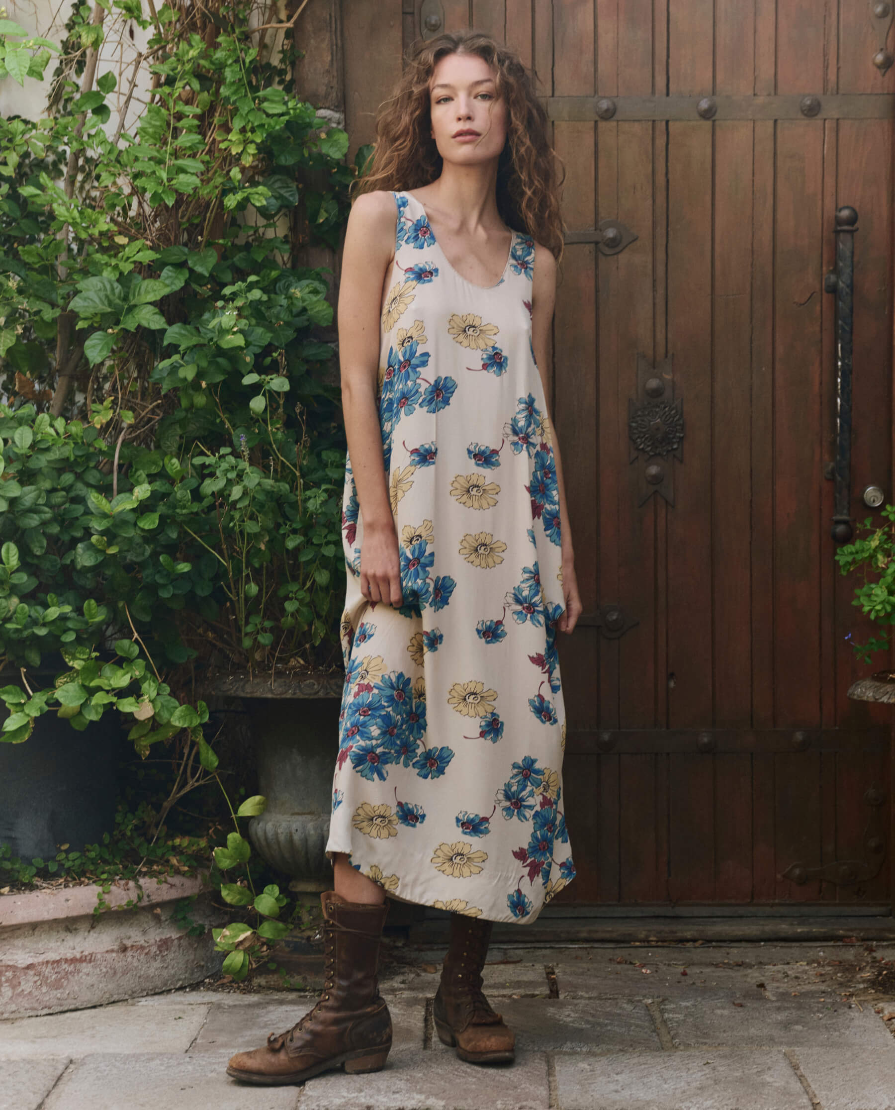 The Windward Dress. -- Sungold Floral