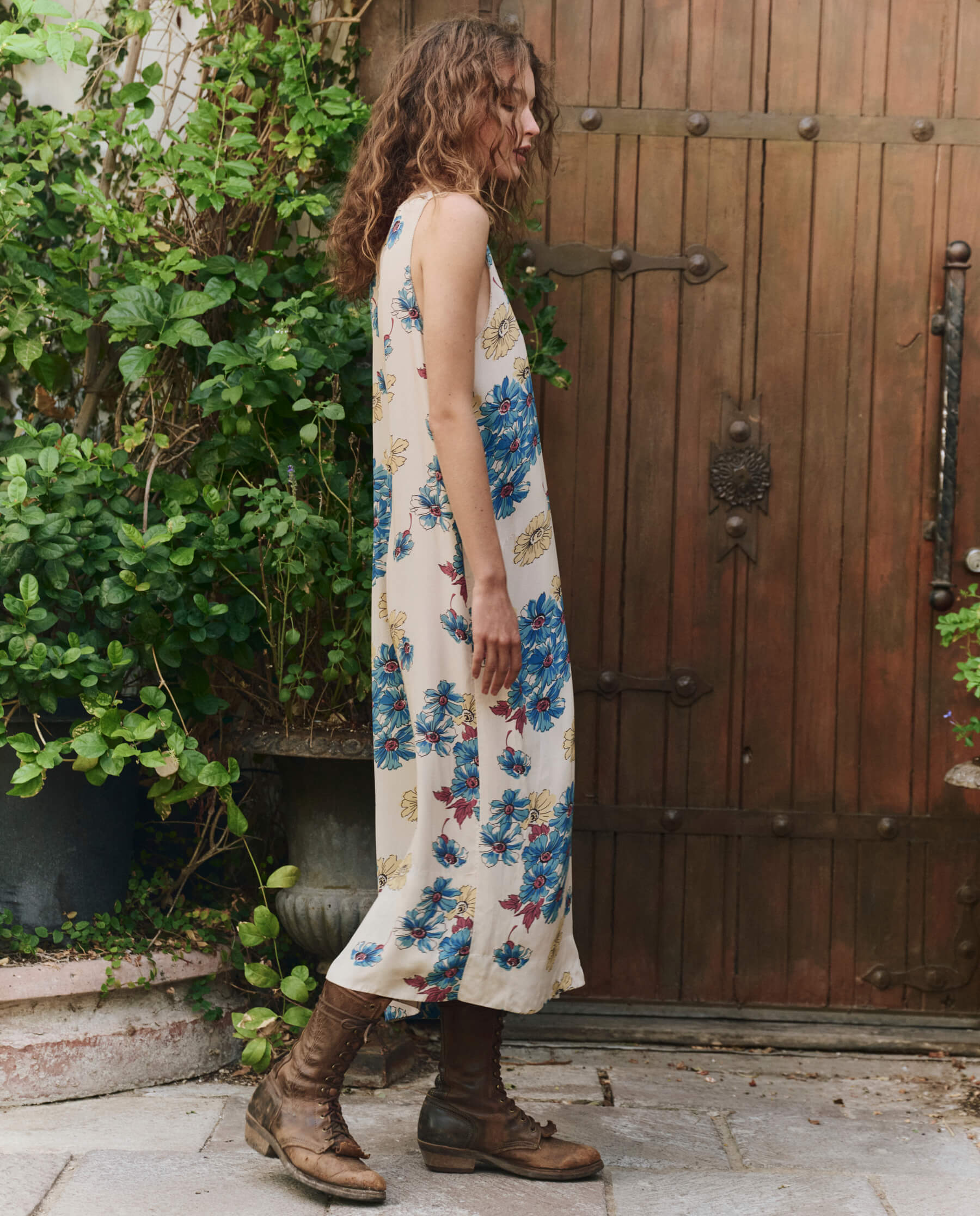 The Windward Dress. -- Sungold Floral