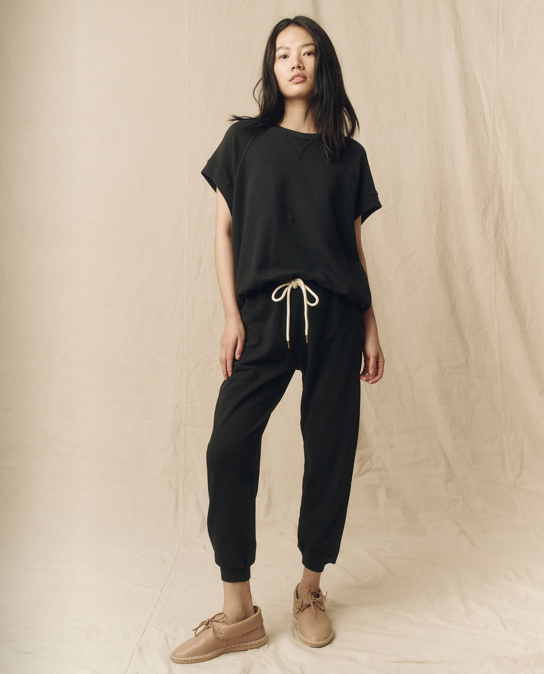 The Wedge Sweatshirt. -- Almost Black