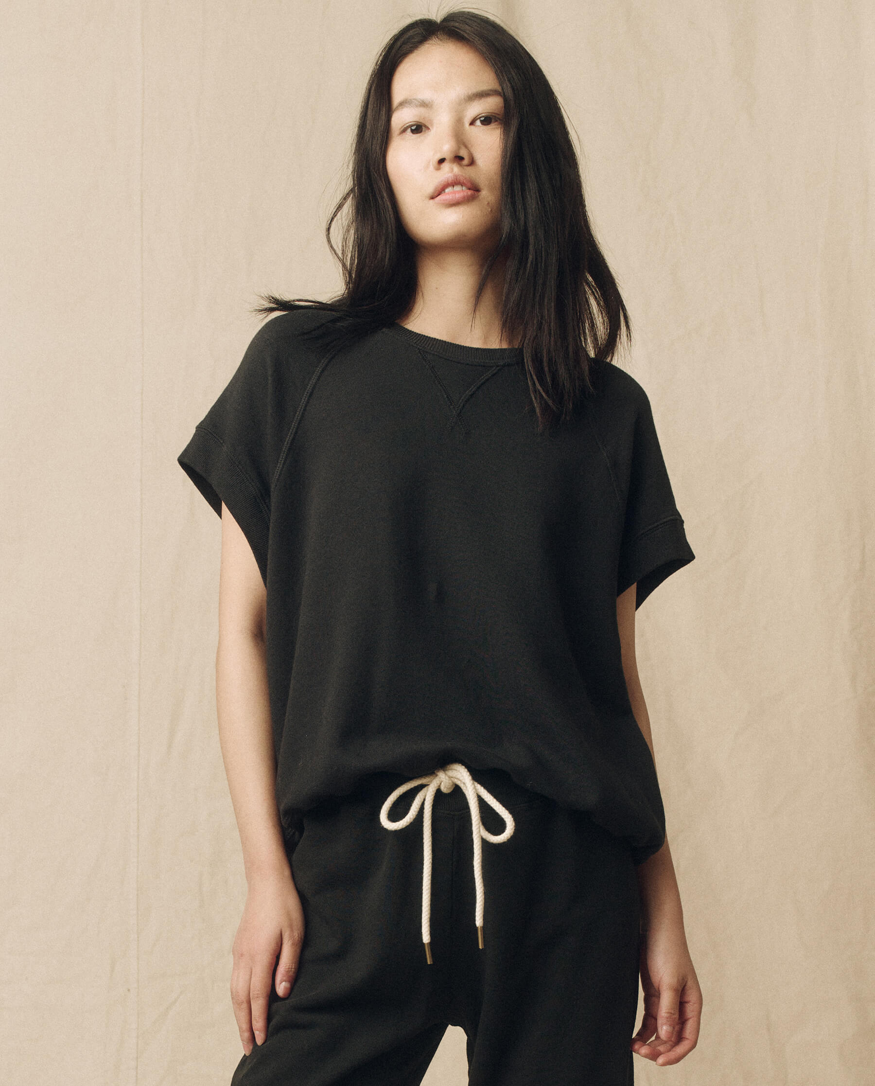 The Wedge Sweatshirt. -- Almost Black