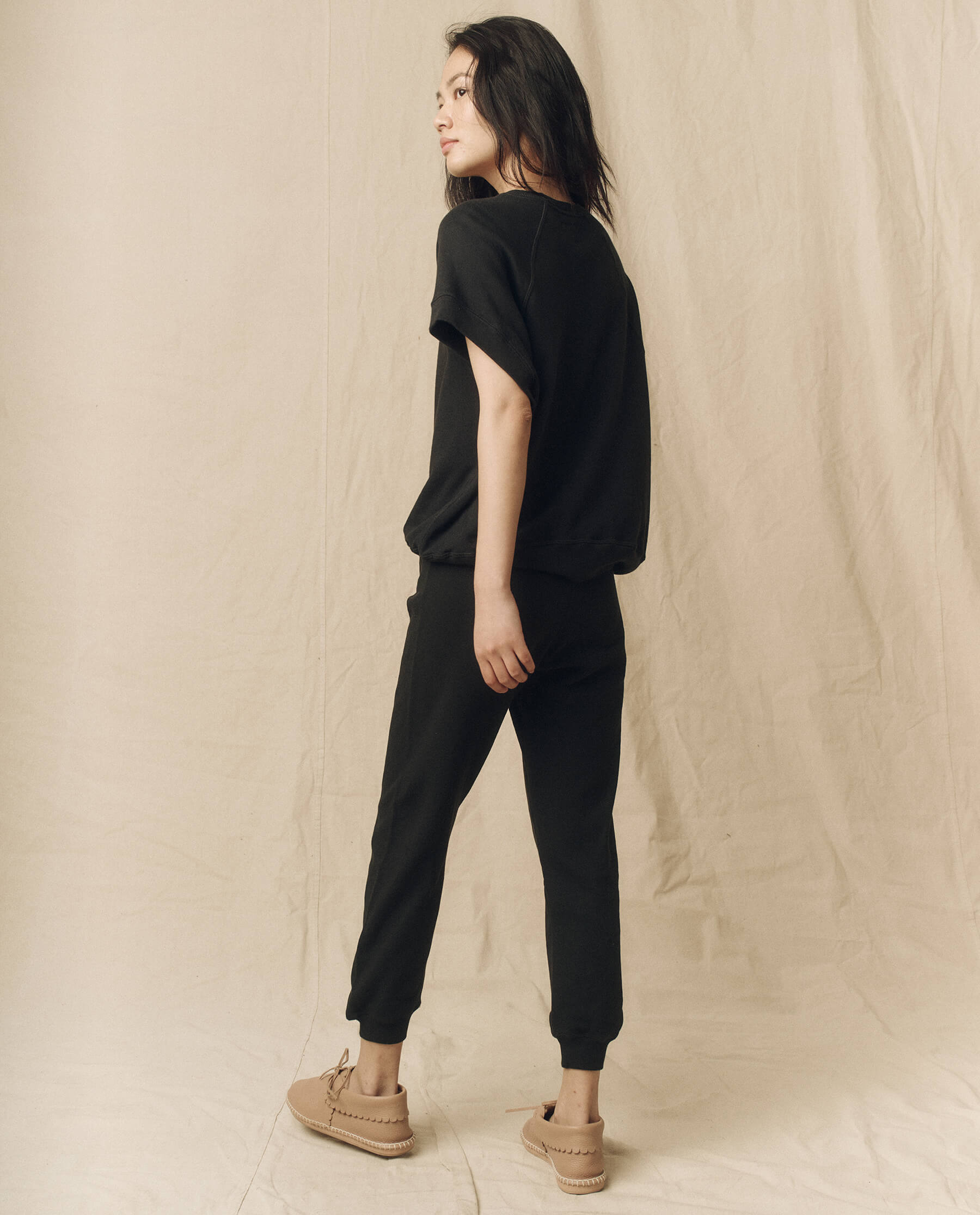 The Wedge Sweatshirt. -- Almost Black
