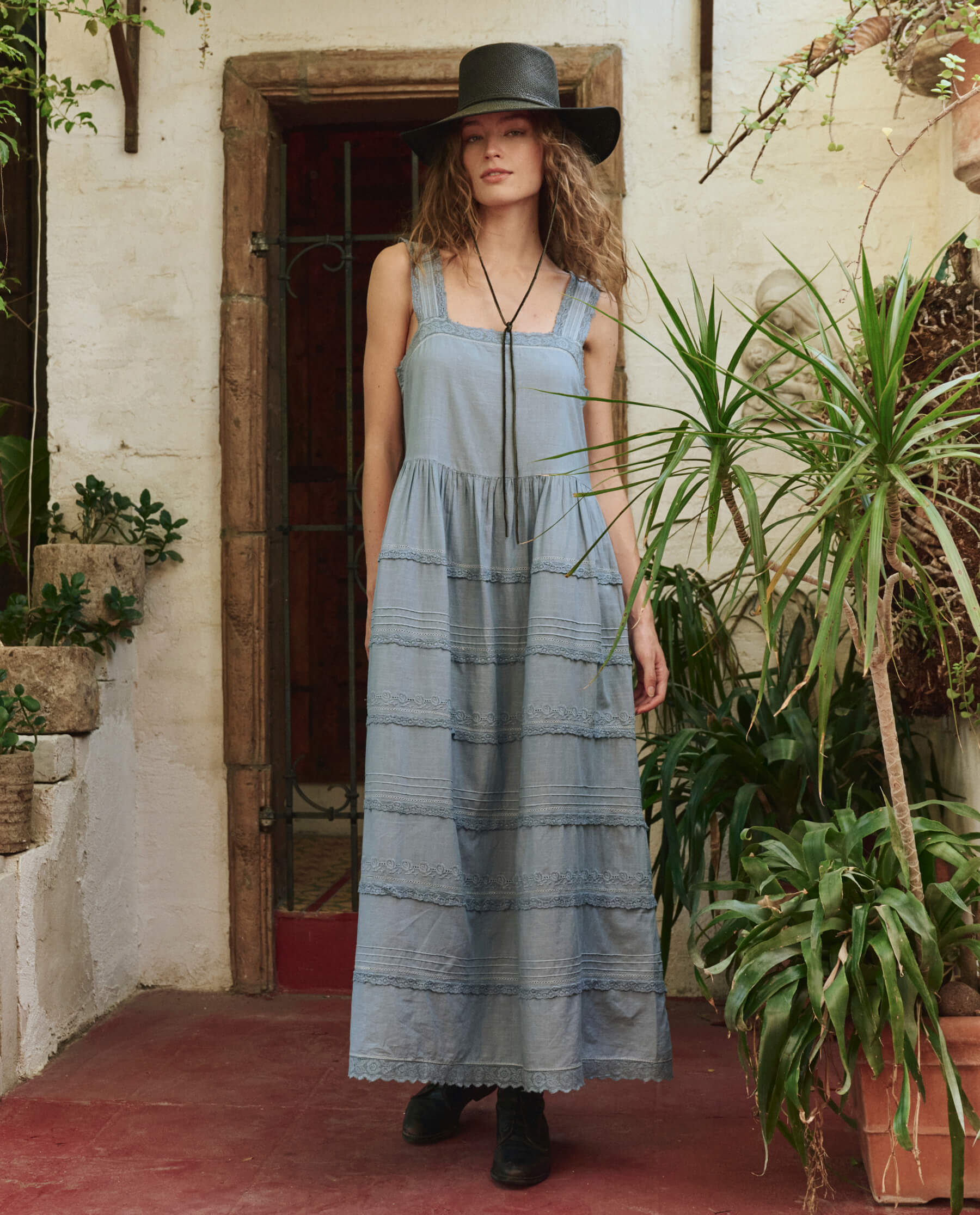 The Reverie Dress. -- Pale Blue