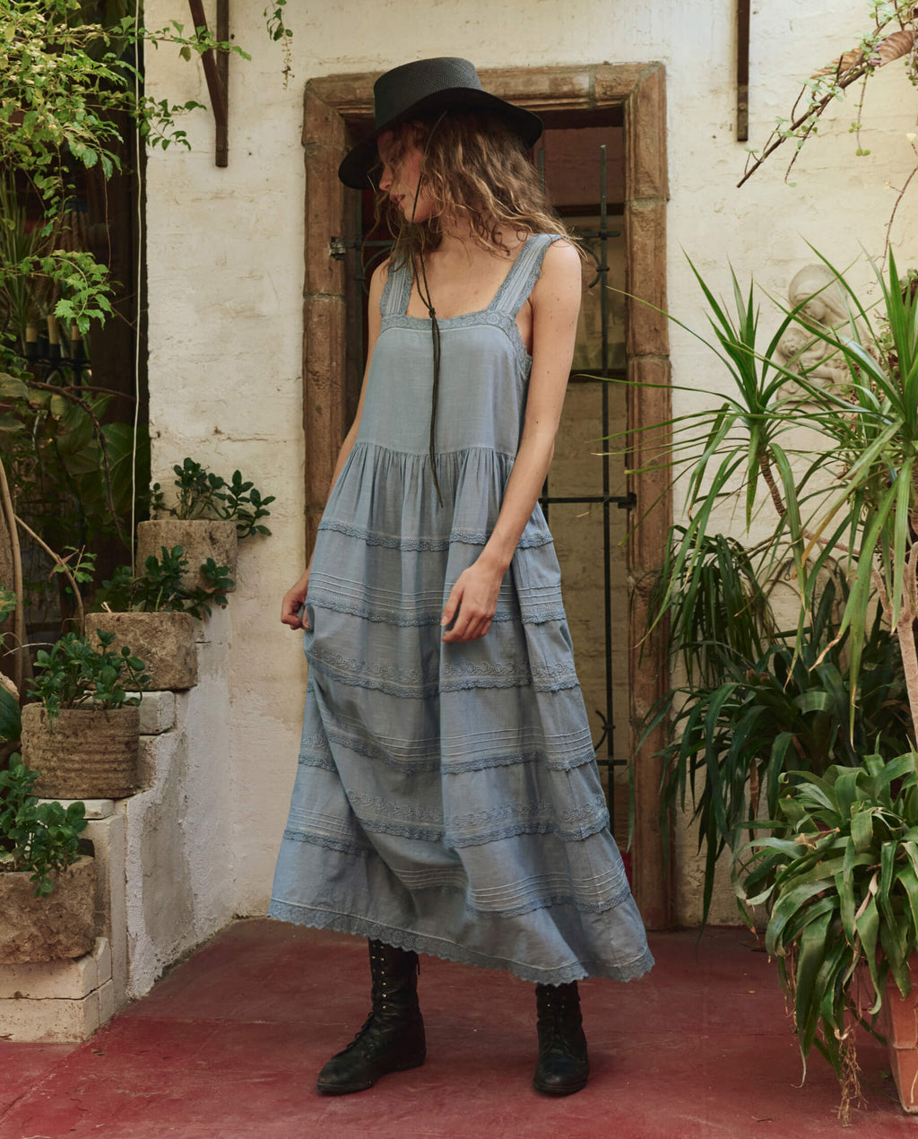 The Reverie Dress. -- Pale Blue