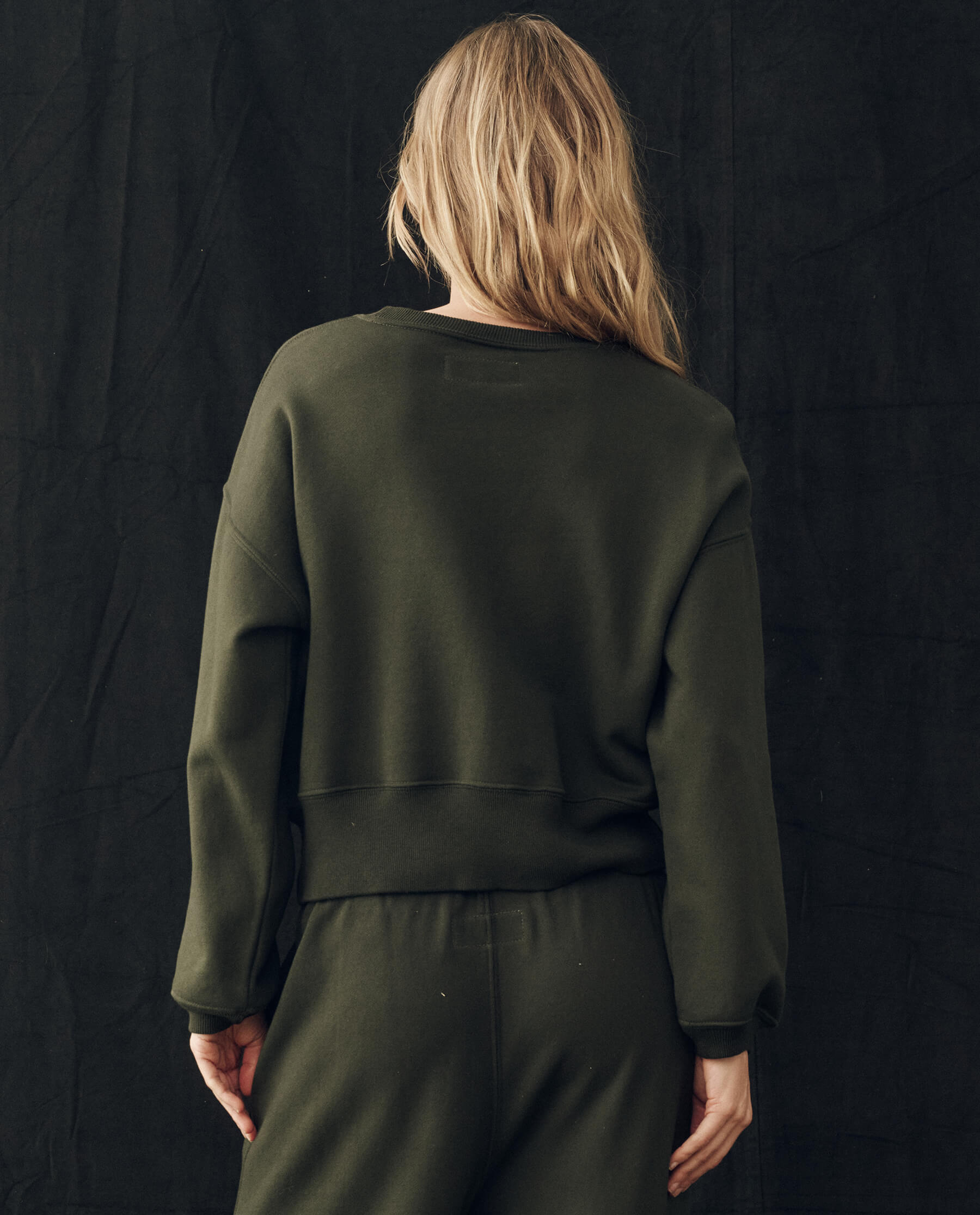 The League Sweatshirt. -- Woodland Green
