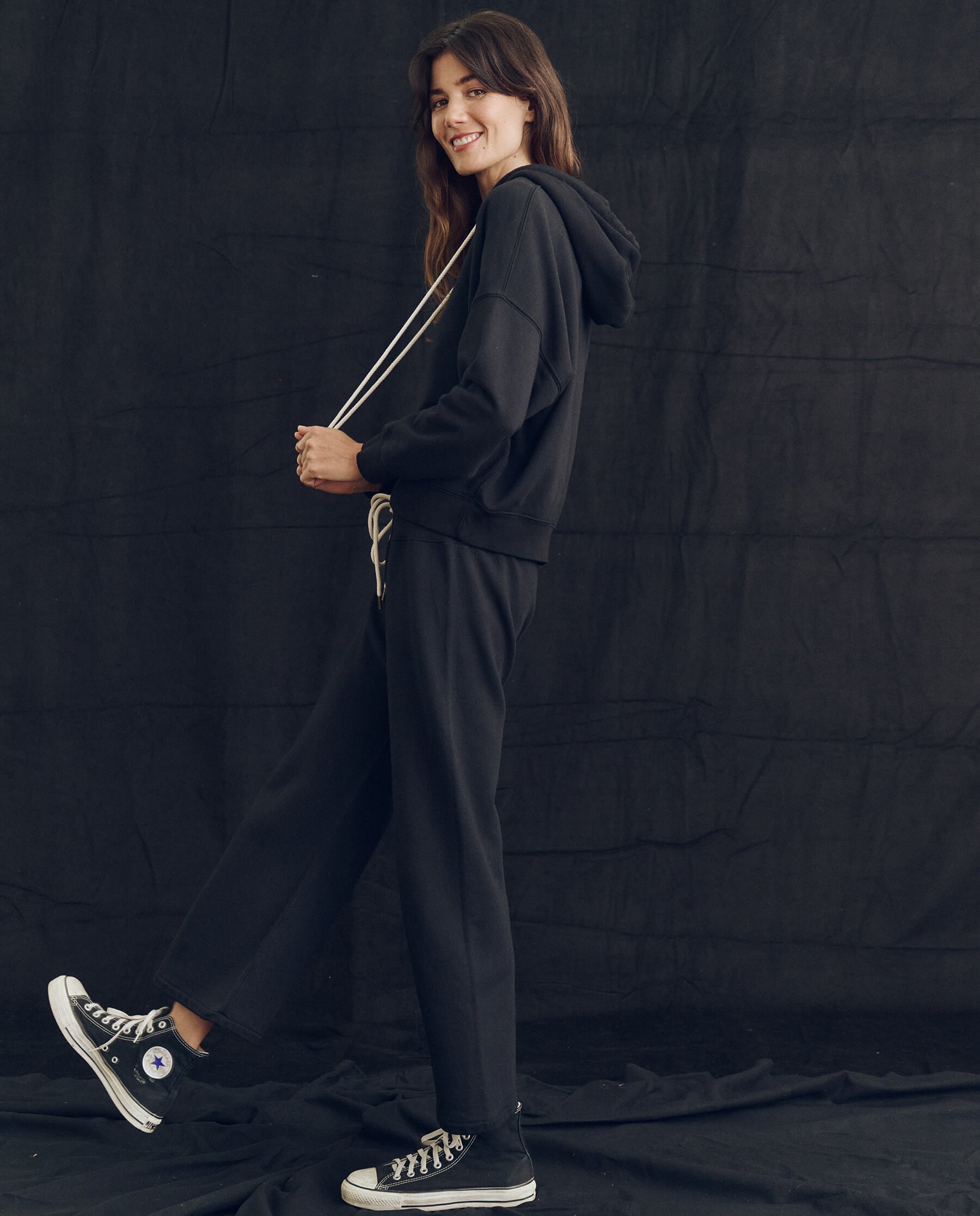 The Teammate Hoodie. Solid -- Almost Black