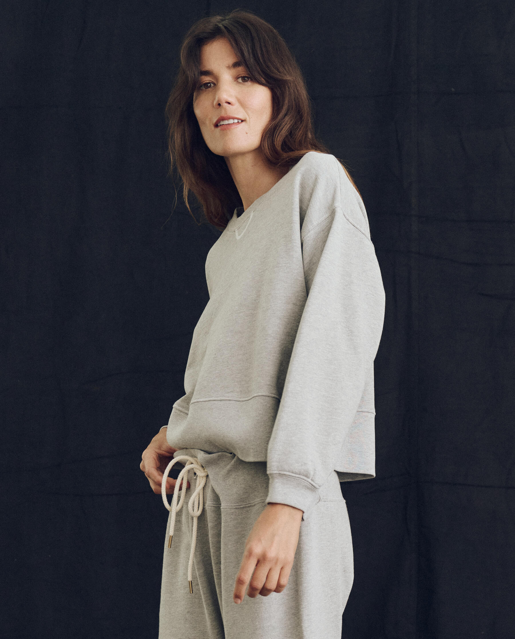 The League Sweatshirt. -- Lofty Heather Grey