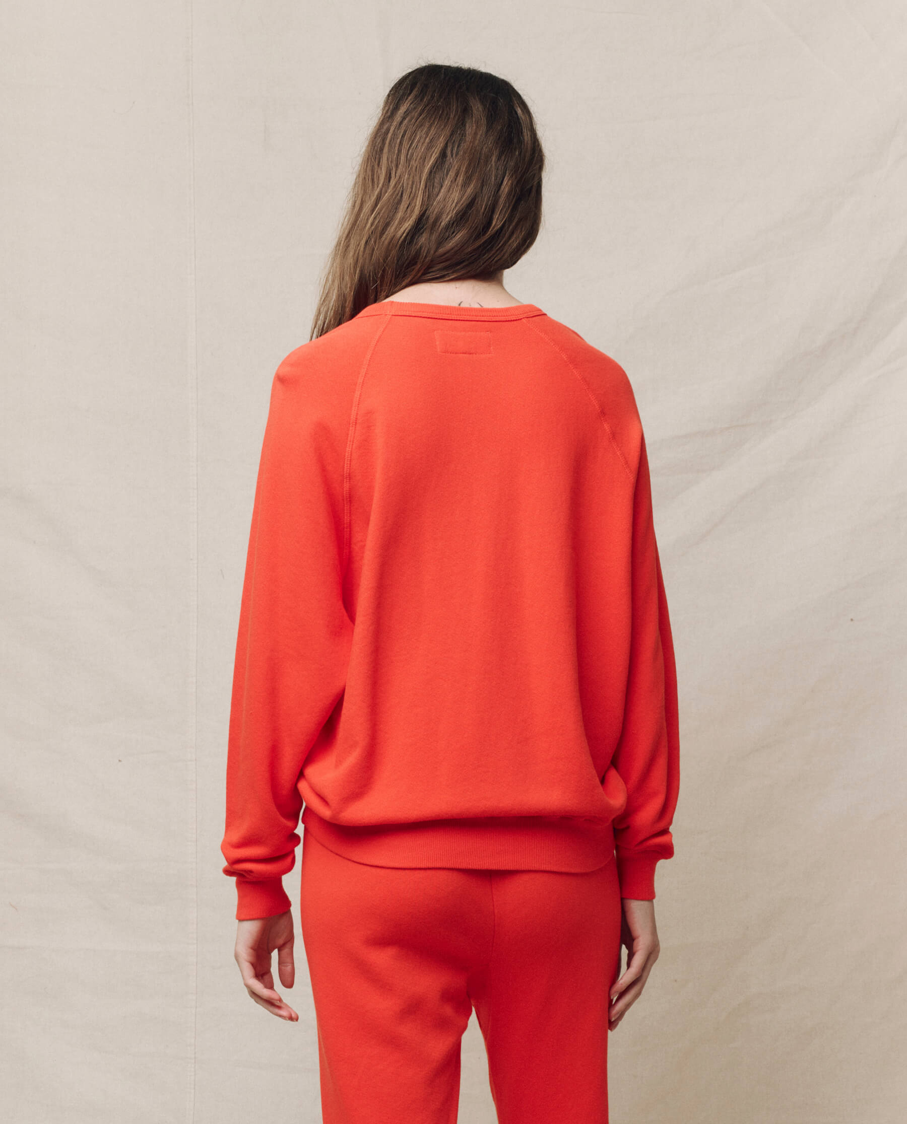 The College Sweatshirt. Solid -- Tart