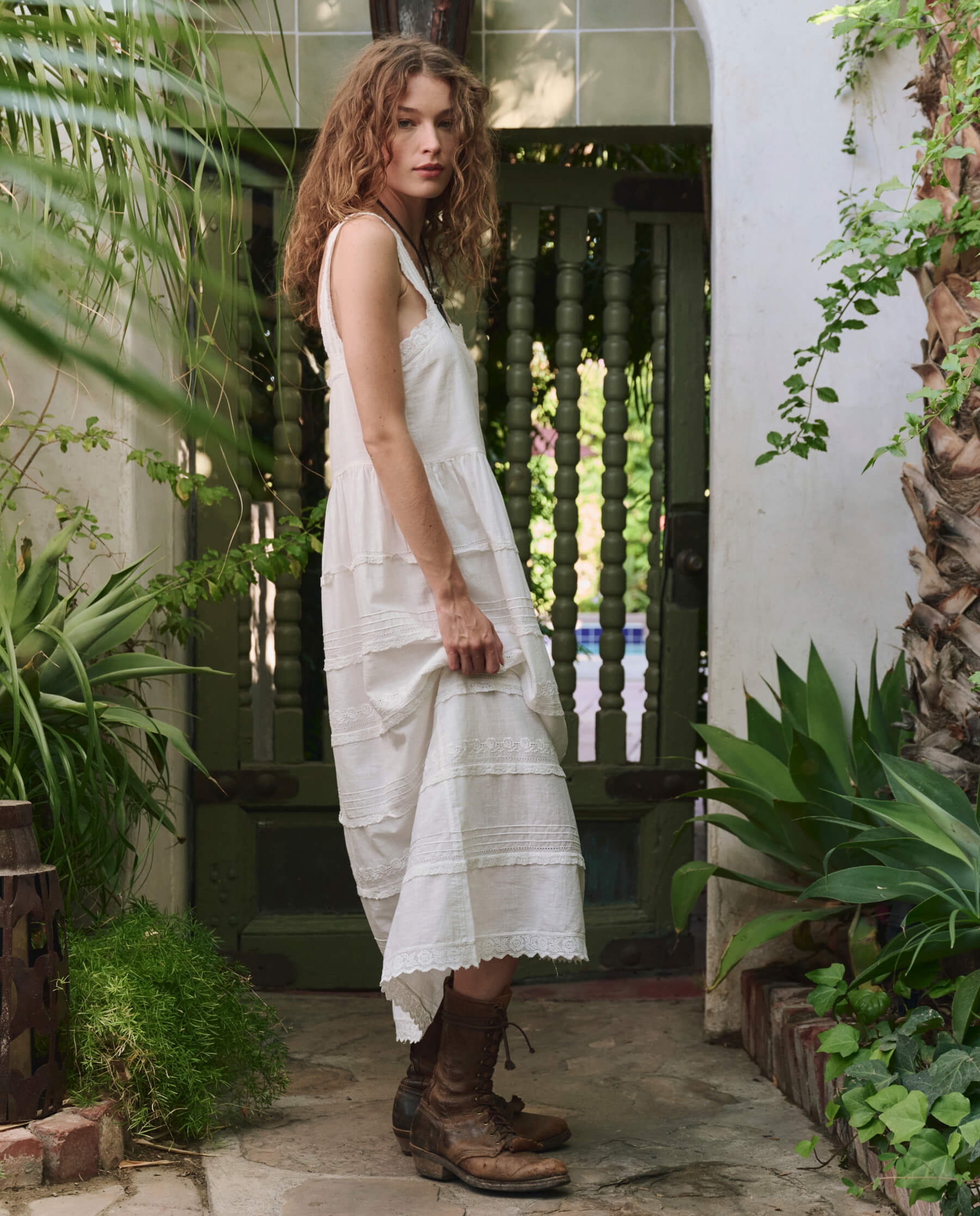 The Reverie Dress. -- White