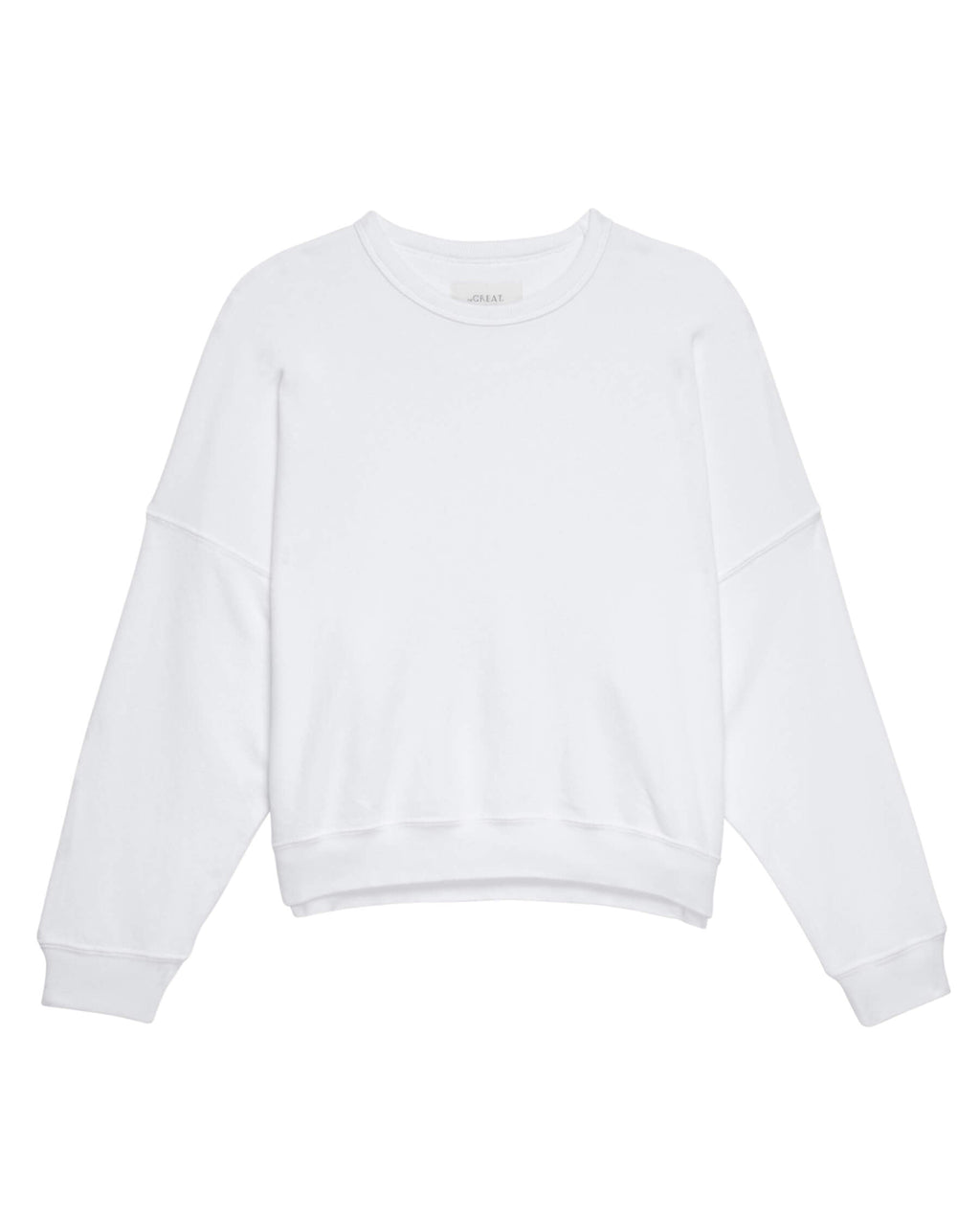 The Teammate Sweatshirt. Solid -- True White