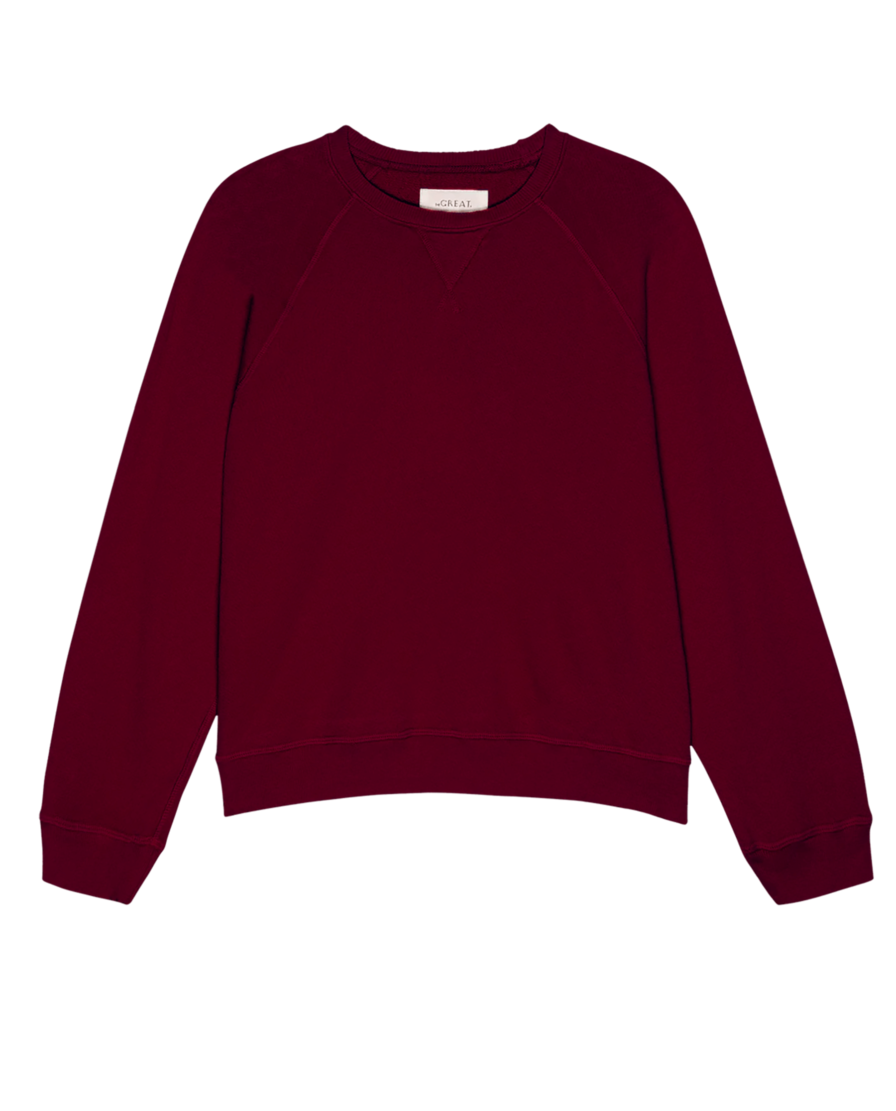 The Slouch Sweatshirt. Solid -- Plum