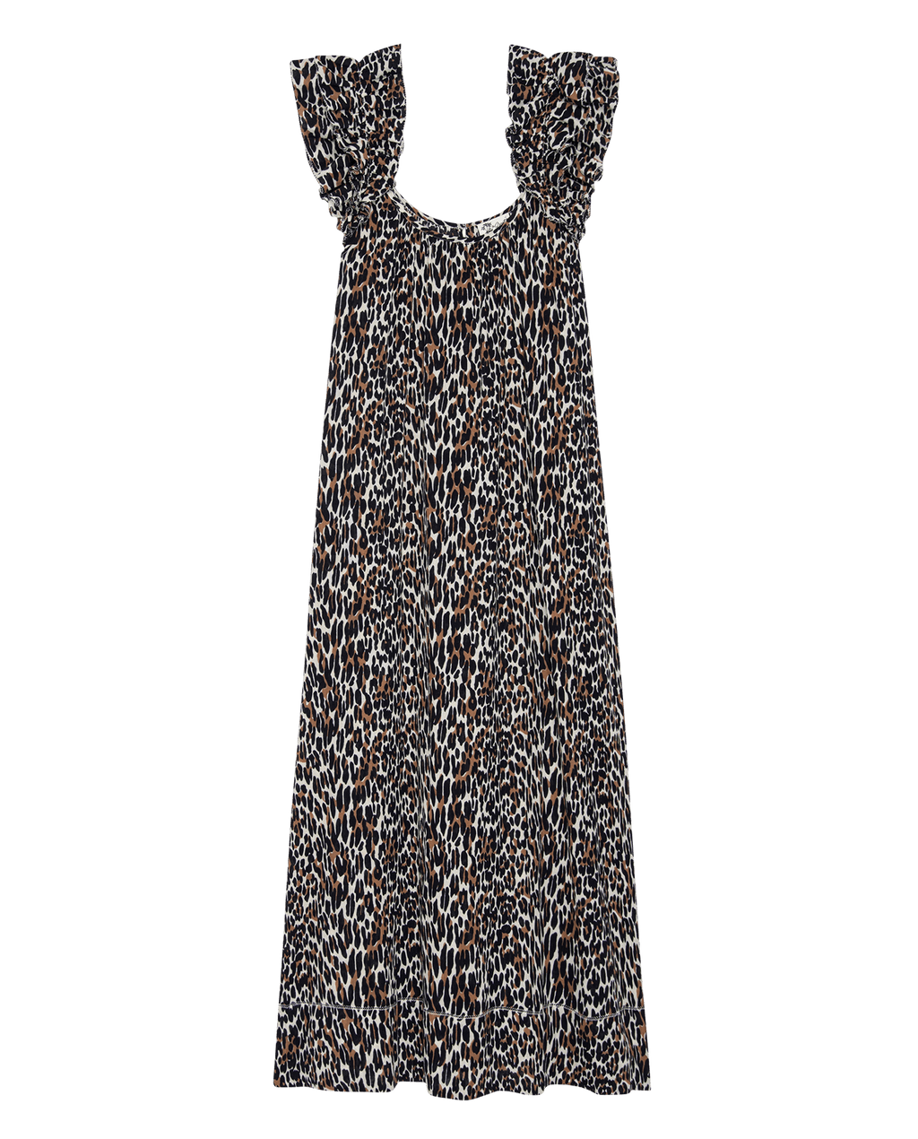 The Ruffle Coverup. -- Leopard