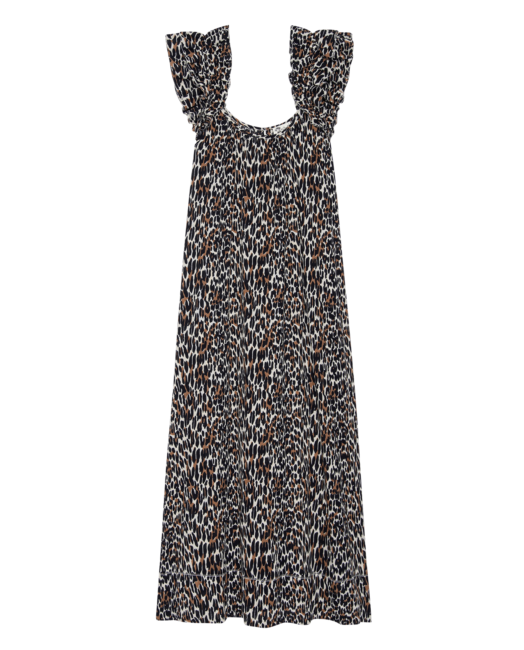The Ruffle Coverup. -- Leopard