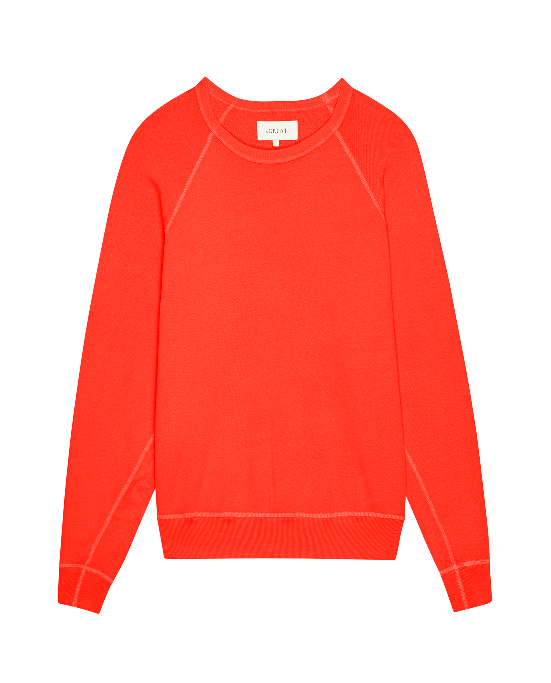 The College Sweatshirt. Solid -- Tart