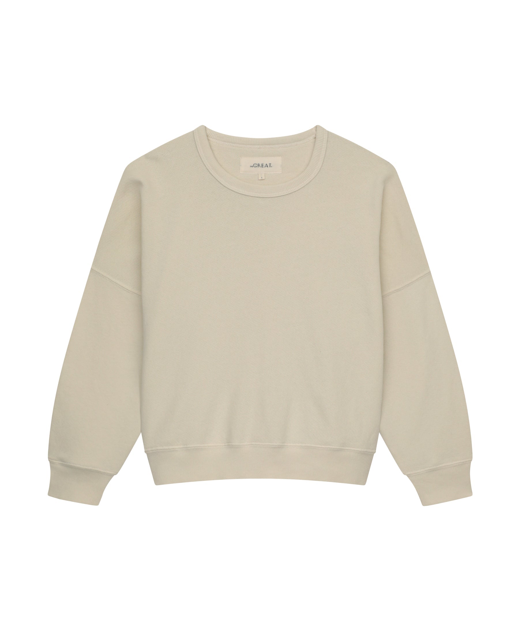 The Teammate Sweatshirt. Solid -- Washed White
