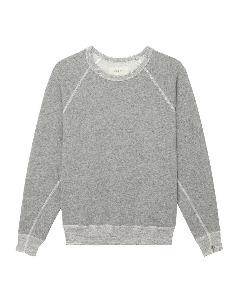 The College Sweatshirt. Solid -- Varsity Grey