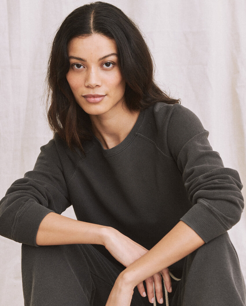 The Shrunken Sweatshirt. -- Washed Black