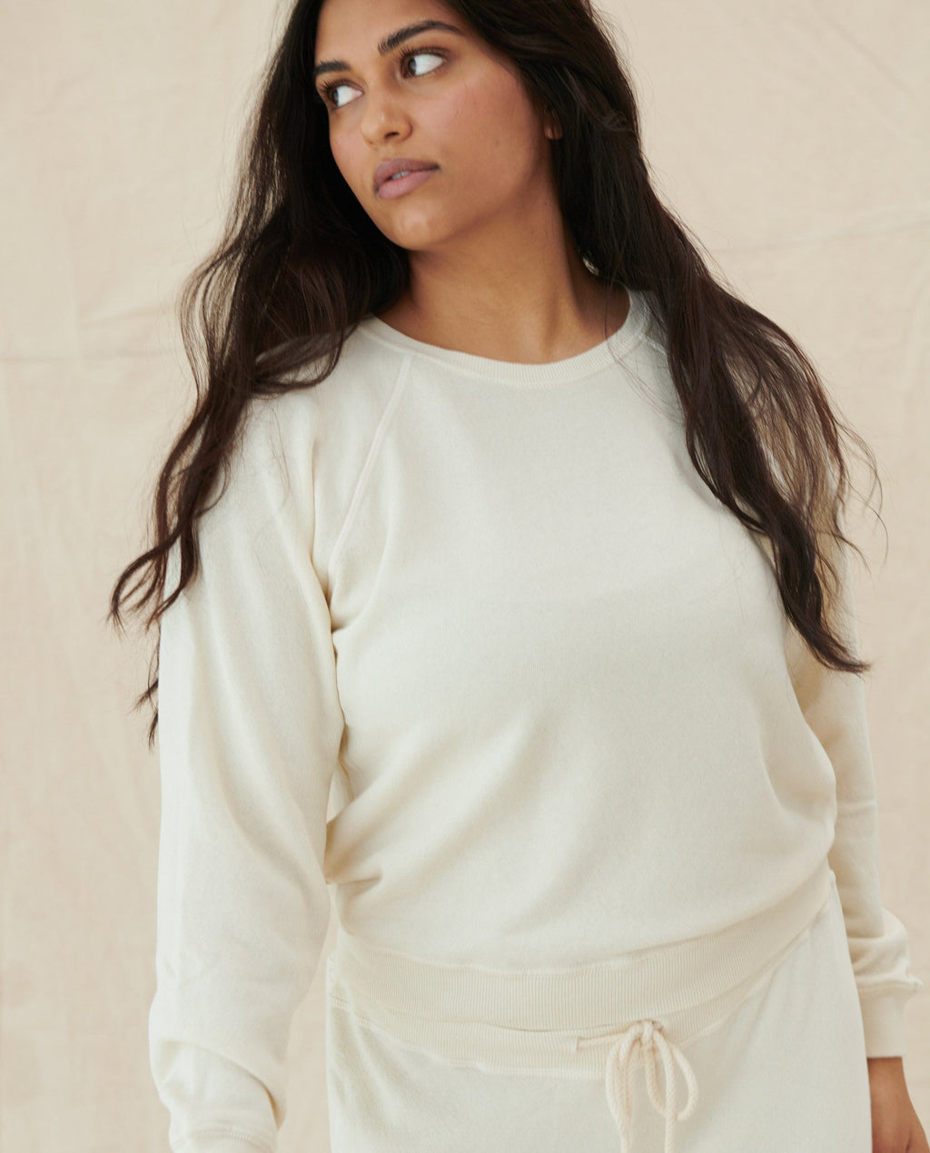 The Shrunken Sweatshirt. -- Washed White