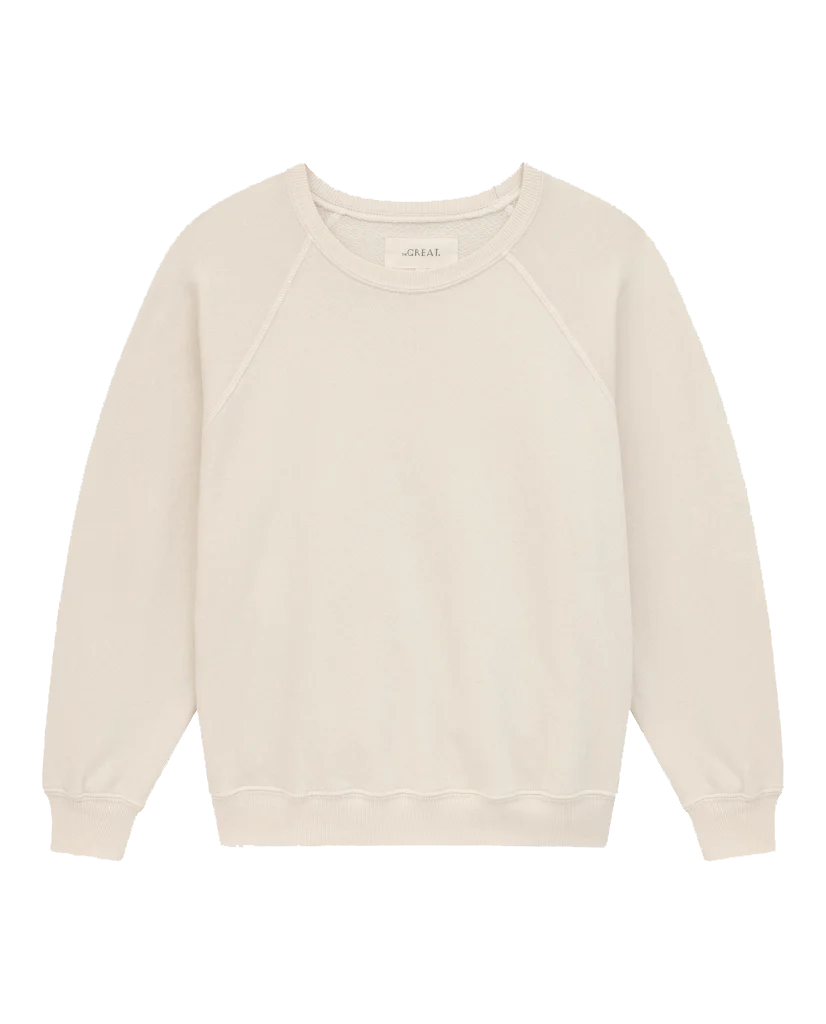 The Shrunken Sweatshirt. -- Washed White